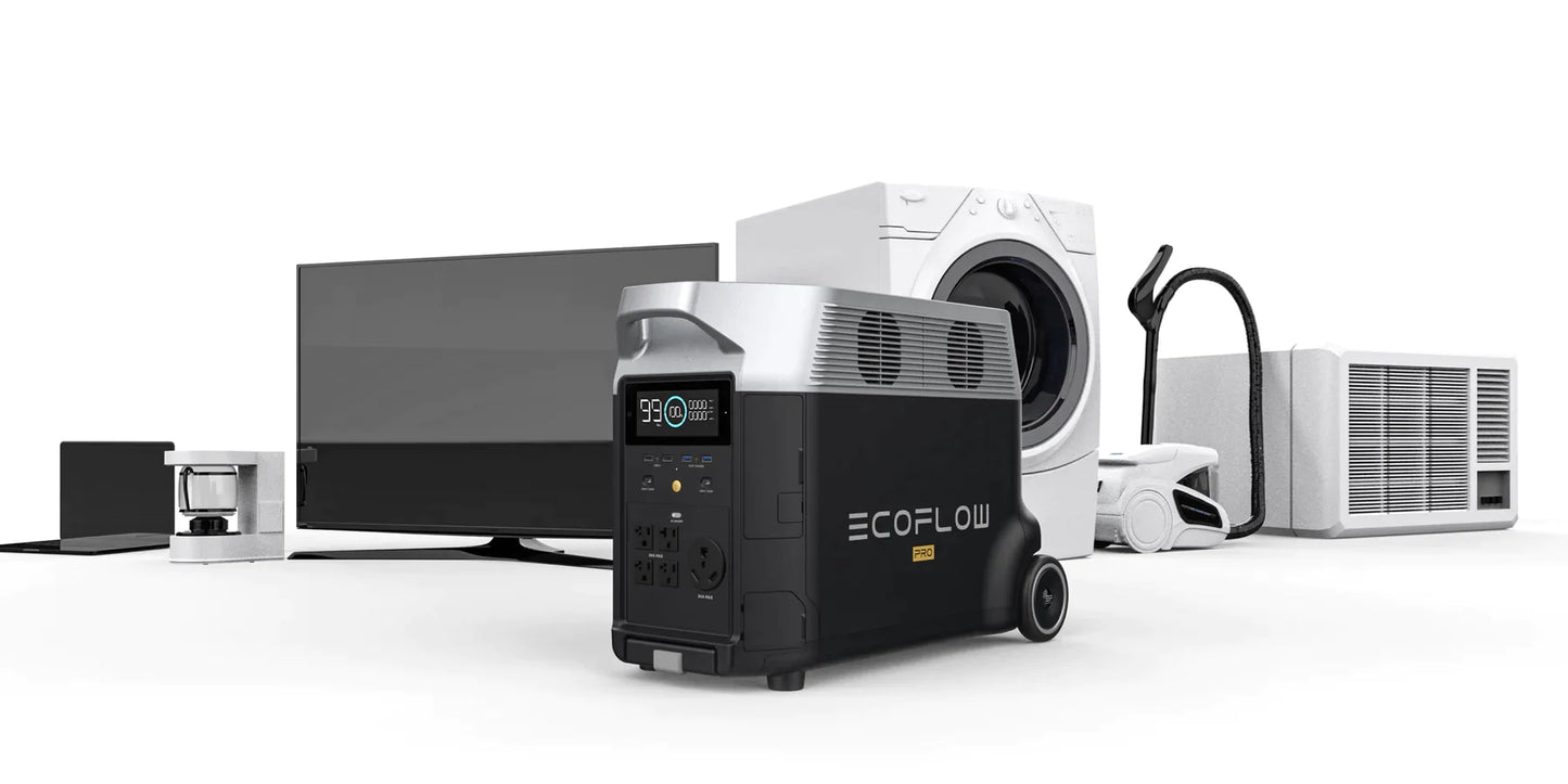 EcoFlow Delta Pro - Portable Power Station 3600W/3600Wh + DELTA Pro Smart Batteries