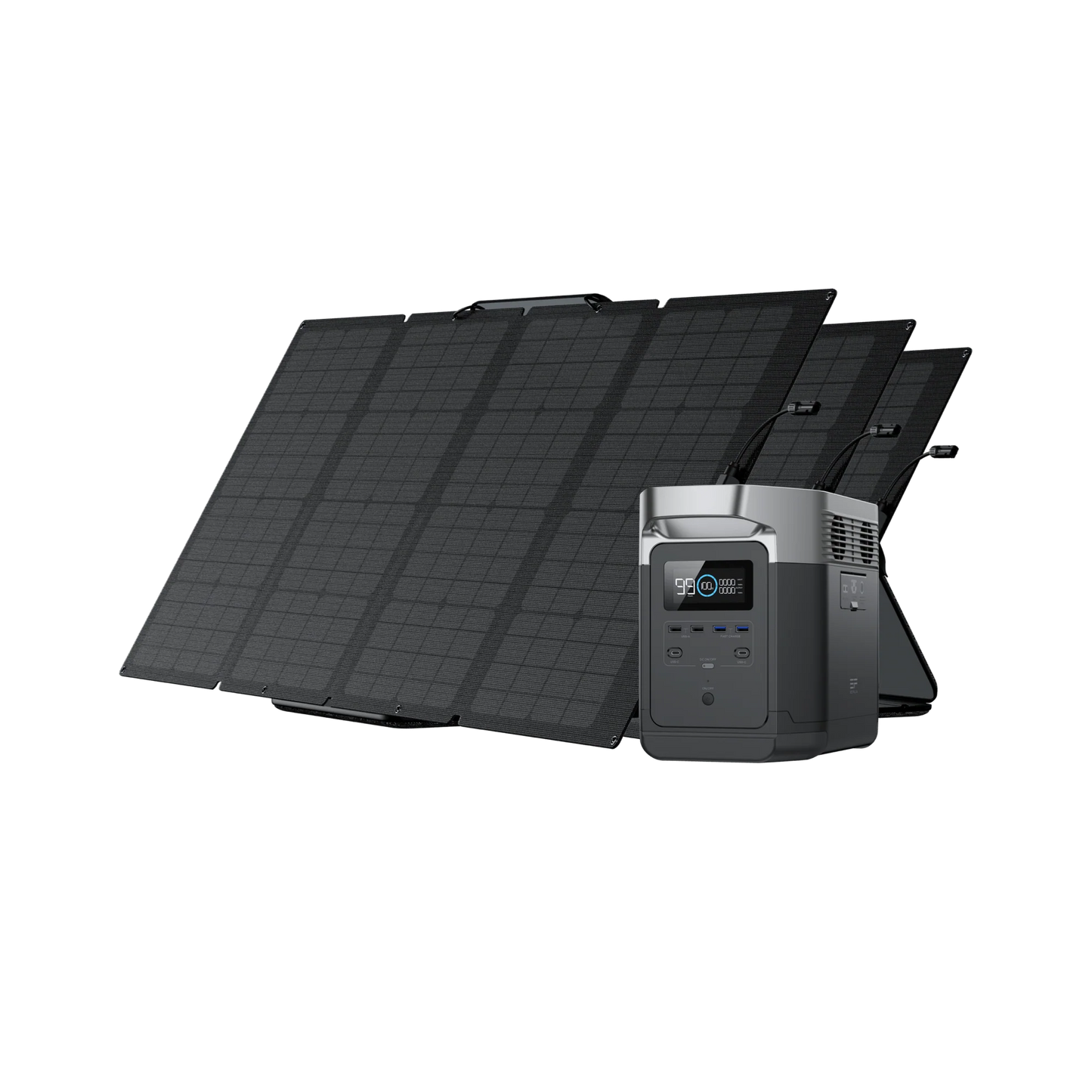 EcoFlow Delta 1300 + 110W - 220W Portable Solar Panel(s)