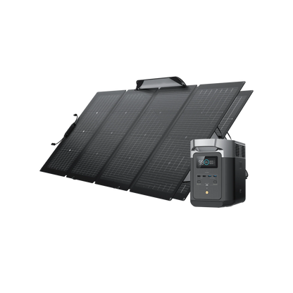 EcoFlow Delta 2 + 110W / 160W / 220W and  400W Portable Solar Panel(s)