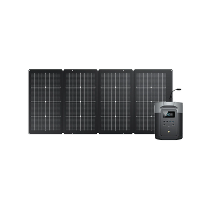 EcoFlow Delta 2 Max + Solar Panels (160W - 220W)