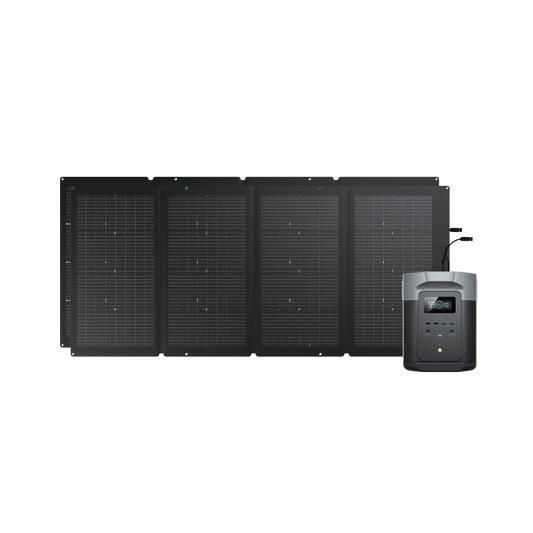 EcoFlow Delta 2 Max + Solar Panels (160W - 220W)