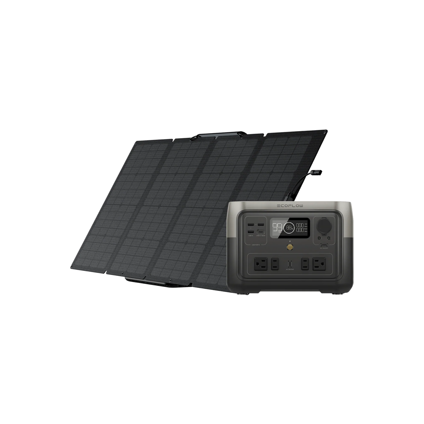 EcoFlow River 2 Max + 160W Portable Solar Panel