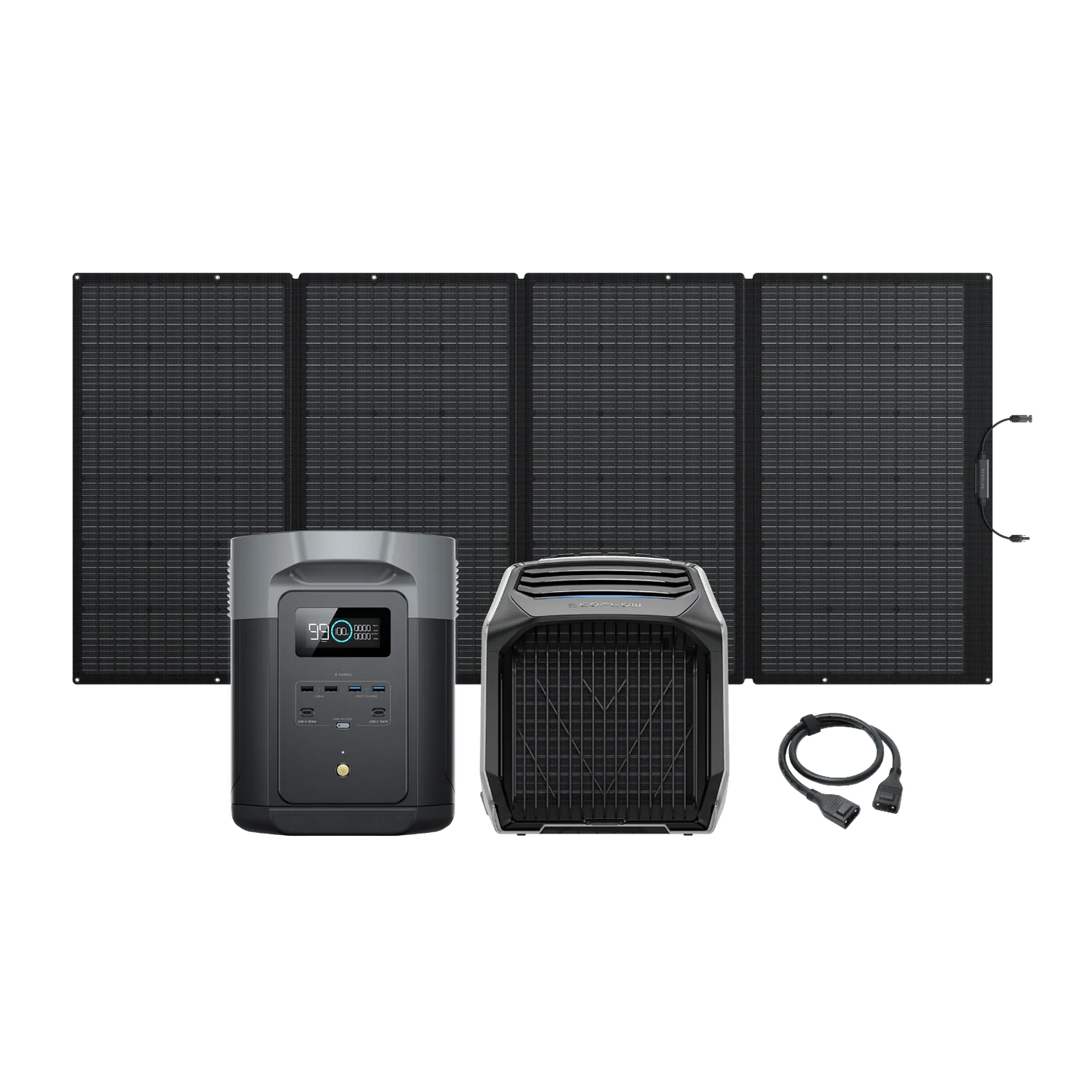 EcoFlow WAVE 2 Air Conditioner + DELTA 2 MAX